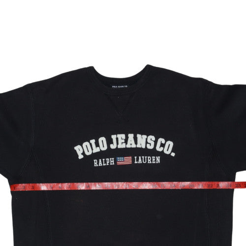Ralph Lauren Polo Jeans Co. Black Men's Large Crew Neck Sweatshirt