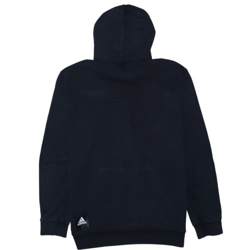 Adidas Men's Black Pullover Hoodie L Sports Graphic Cotton