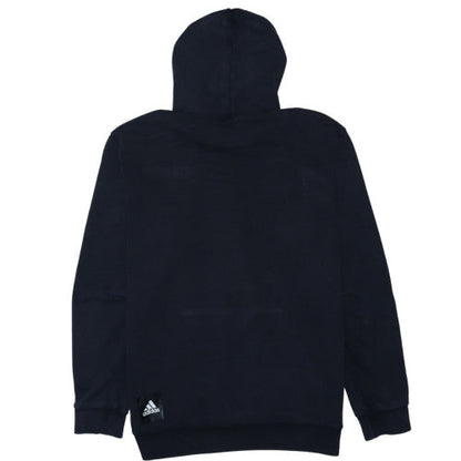 Adidas Men's Black Pullover Hoodie L Sports Graphic Cotton