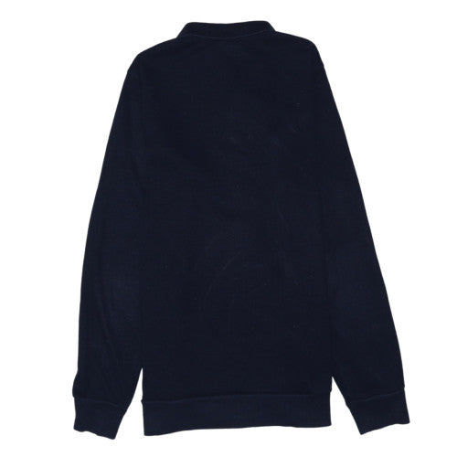 Polo Ralph Lauren Men's Black Long Sleeve Custom Fit Polo Shirt XL