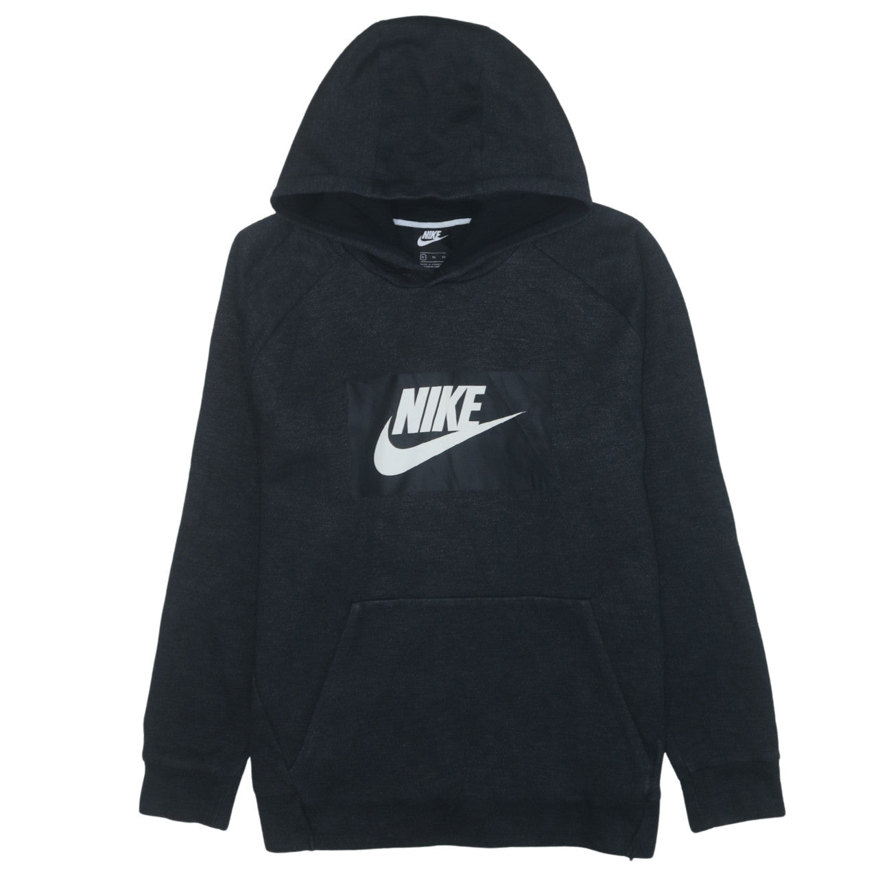 Nike Womens Black XL Pullover Hoodie Sweatshirt with Logo