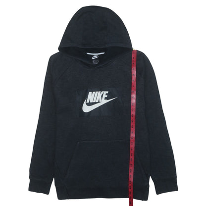 Nike Womens Black XL Pullover Hoodie Sweatshirt with Logo