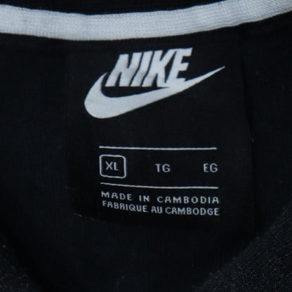 Nike Womens Black XL Pullover Hoodie Sweatshirt with Logo