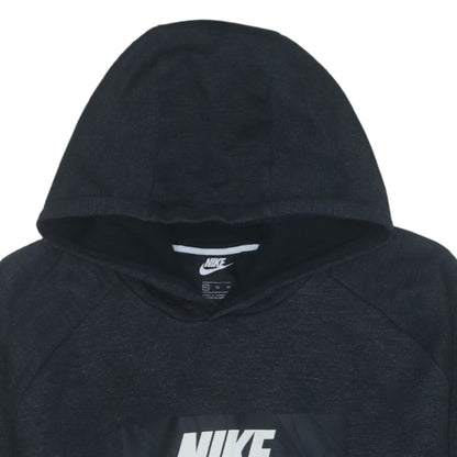 Nike Womens Black XL Pullover Hoodie Sweatshirt with Logo