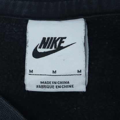 Nike Men's Black Embroidered Logo Crew Neck Sweatshirt M