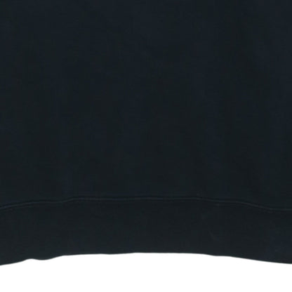 Nike Men's Black Embroidered Logo Crew Neck Sweatshirt M
