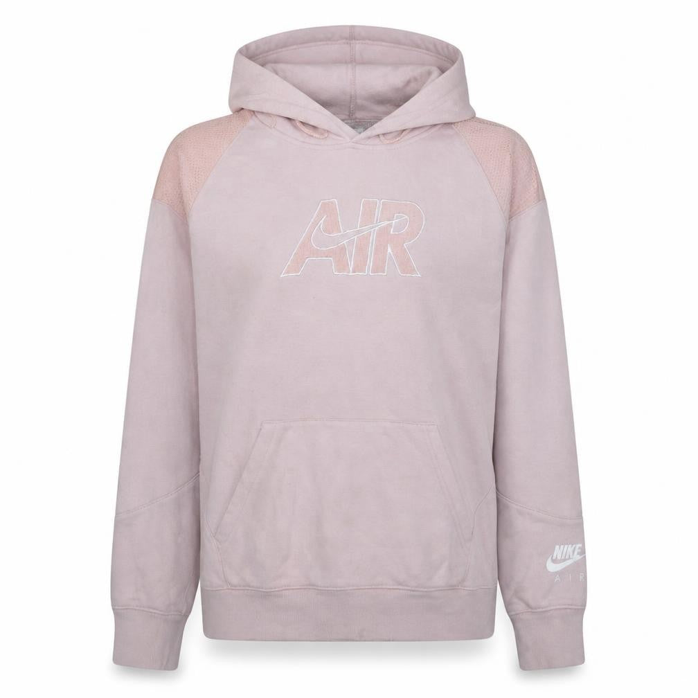 Nike Women’s Pink Pullover Hoodie Small AIR Logo Casual Hooded Sweatshirt