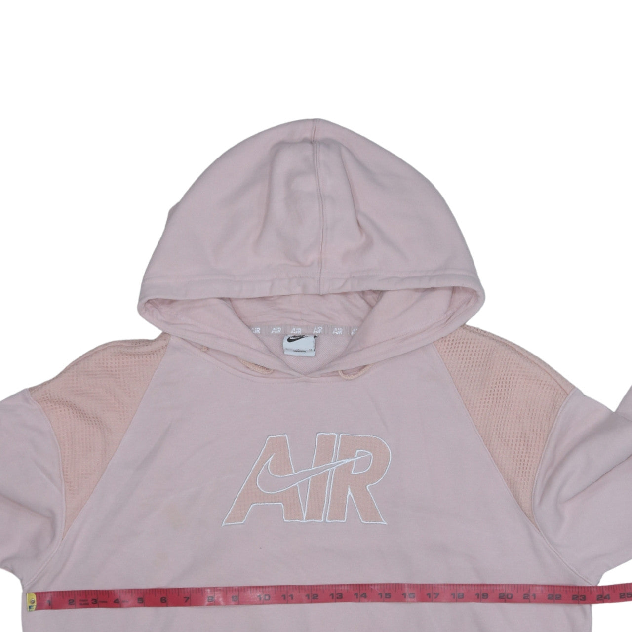 Nike Women’s Pink Pullover Hoodie Small AIR Logo Casual Hooded Sweatshirt