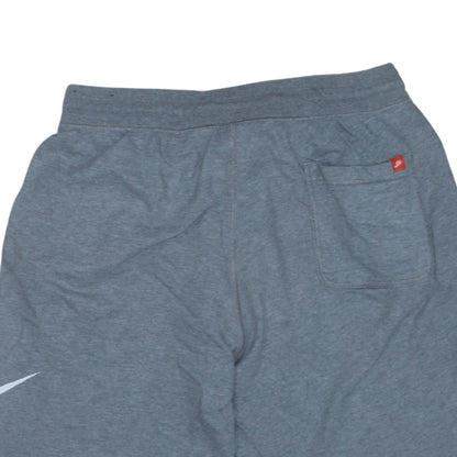 Nike Men's Grey Regular Fit Sweat Shorts Size L with Drawstring Waist