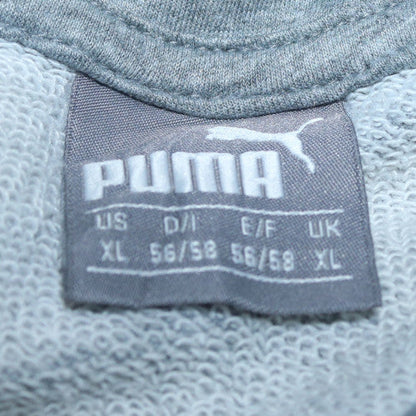 Puma Men’s Grey XL Pullover Hoodie Sweatshirt with Logo Graphic