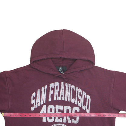 Cotton On Men’s Red San Francisco 49ers Pullover Hoodie Size L