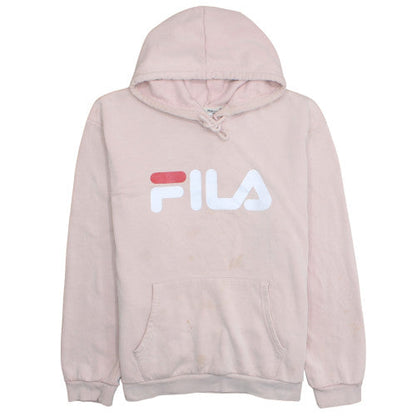 Fila Women's Pink Pullover Hoodie 3XL Cotton Blend Casual Sweatshirt