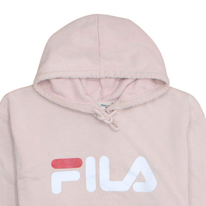 Fila Women's Pink Pullover Hoodie 3XL Cotton Blend Casual Sweatshirt