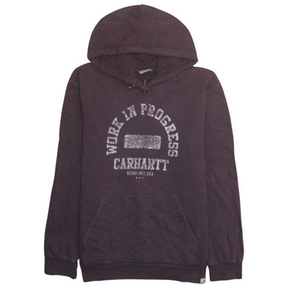 Carhartt Mens Brown 2XL Pullover Hoodie Work In Progress Graphic