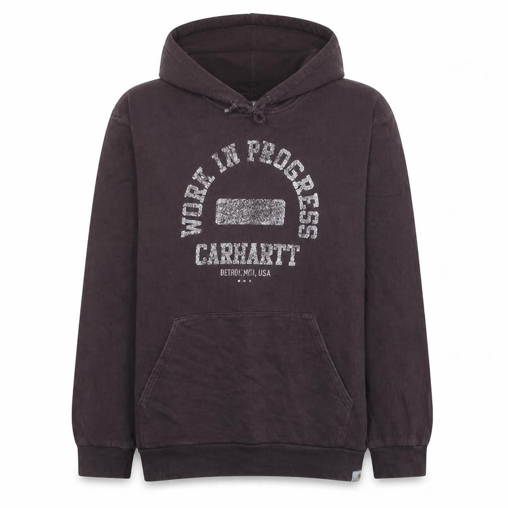 Carhartt Mens Brown 2XL Pullover Hoodie Work In Progress Graphic