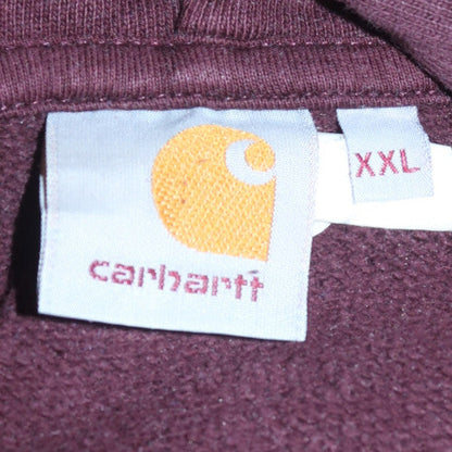 Carhartt Mens Brown 2XL Pullover Hoodie Work In Progress Graphic