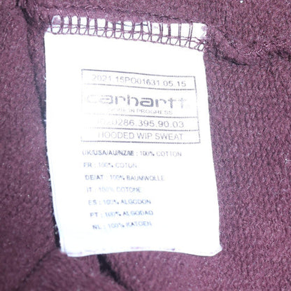 Carhartt Mens Brown 2XL Pullover Hoodie Work In Progress Graphic