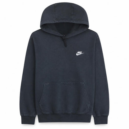 Nike Men's Black Pullover Hoodie Medium Logo Fleece Sweatshirt
