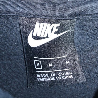 Nike Men's Black Pullover Hoodie Medium Logo Fleece Sweatshirt