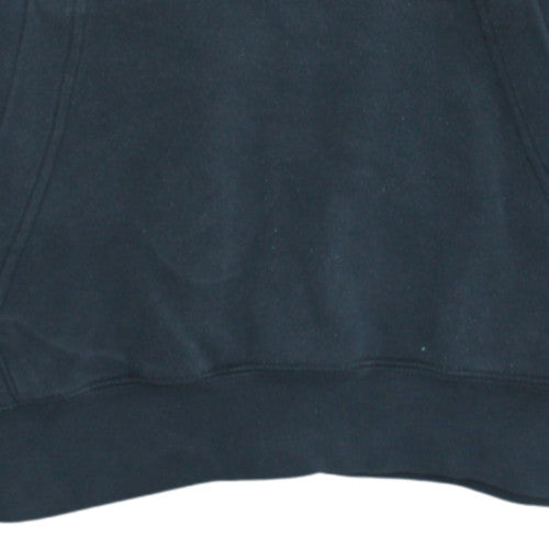 Nike Men's Black Pullover Hoodie Medium Logo Fleece Sweatshirt