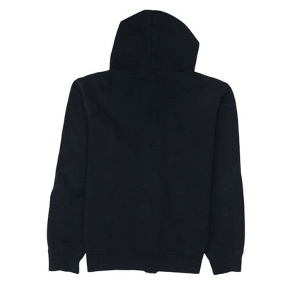 Champion Men's Black Full Zip Hoodie Medium Cotton Blend