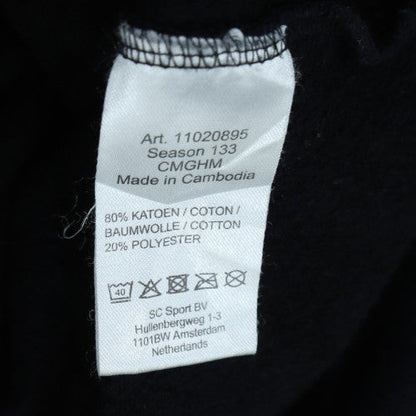 Champion Men's Black Full Zip Hoodie Medium Cotton Blend