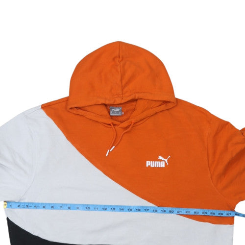 Puma Men's Multicoloured Pullover Hoodie 2XL Sports Cotton Blend