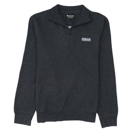 Barbour International Men's Grey L 1/2 Zip Pullover Sweatshirt
