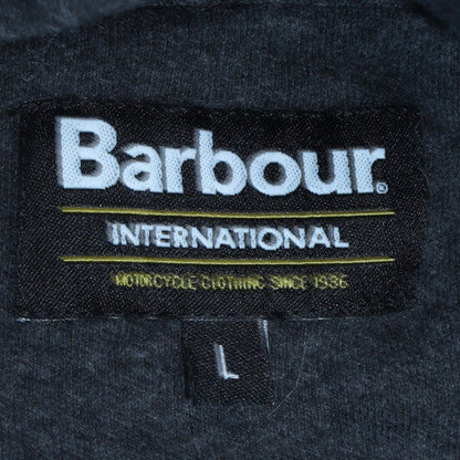 Barbour International Men's Grey L 1/2 Zip Pullover Sweatshirt