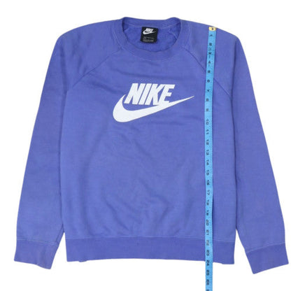 Nike Women’s Blue Crew Neck Pullover Sweatshirt Size L