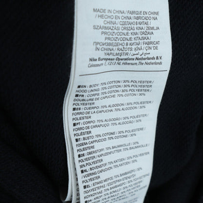 Nike Men's Blue Full Zip Hoodie Size M Fleece Regular Fit