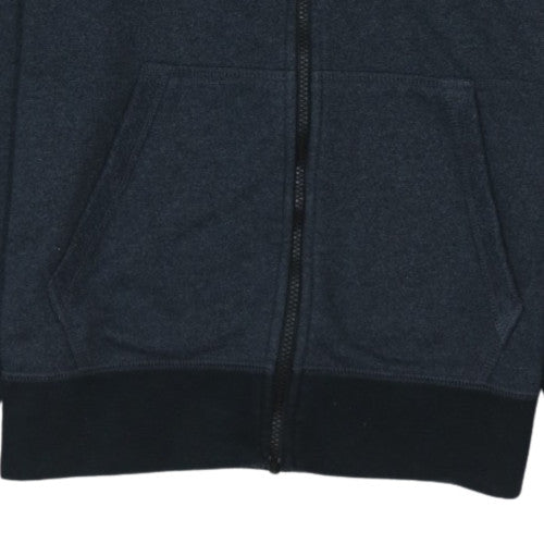 Nike Men's Blue Full Zip Hoodie Size M Fleece Regular Fit