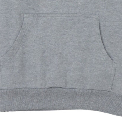 DC Men’s Grey XL Pullover Hoodie with Purple Logo Graphic Print