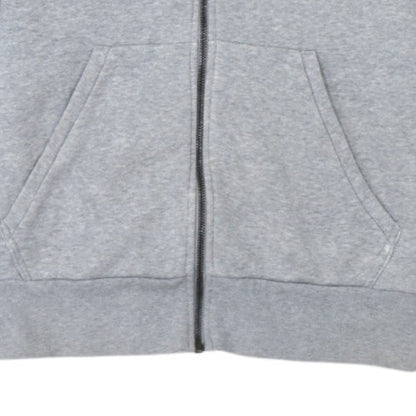 Adidas Men's Grey Full Zip Hoodie S Regular Fit Fleece Sweatshirt