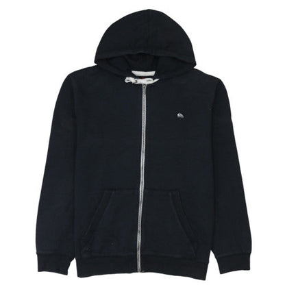 Quiksilver Men's Black XL Full Zip Hoodie Fleece Jacket