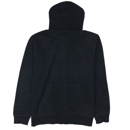 Quiksilver Men's Black XL Full Zip Hoodie Fleece Jacket