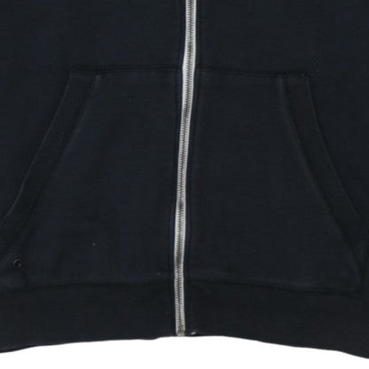 Quiksilver Men's Black XL Full Zip Hoodie Fleece Jacket
