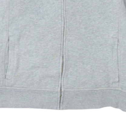 Nautica Men's Grey Full Zip Hoodie XL Classic Logo Fleece