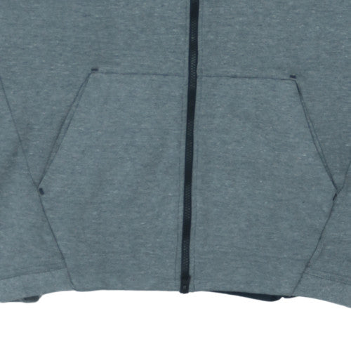 Nike Men’s Grey Full Zip Hoodie L Regular Fit Lightweight