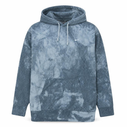 Nike Men's Grey Dri-Fit Pullover Hoodie Size M Tie Dye Sportswear