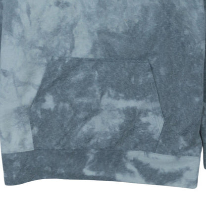 Nike Men's Grey Dri-Fit Pullover Hoodie Size M Tie Dye Sportswear