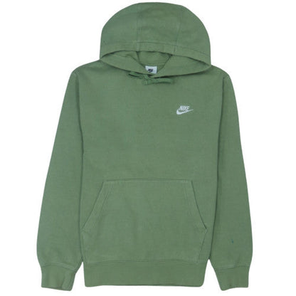 Nike Men's Green Pullover Hoodie Size S Regular Fit Fleece