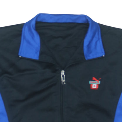 Puma Men's Blue Full Zip Retro Canada Sweatshirt Size M