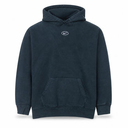 Nike Mens Black Pullover Hoodie M Classic Logo Design