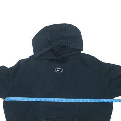 Nike Mens Black Pullover Hoodie M Classic Logo Design