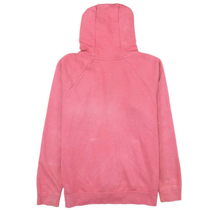 Nike Women's Pink Full Zip Hoodie L Soft Cotton Blend Casual