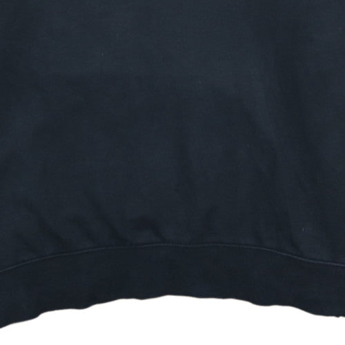 Nike Men's Black 2XL Pullover Hoodie Fleece Logo Sweatshirt