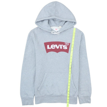 Levi's Men's Grey Logo Pullover Hoodie Size M