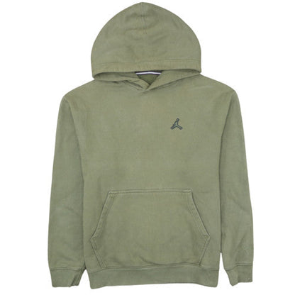 Jordan Mens Green Pullover Hoodie Size S Regular Fit Fleece