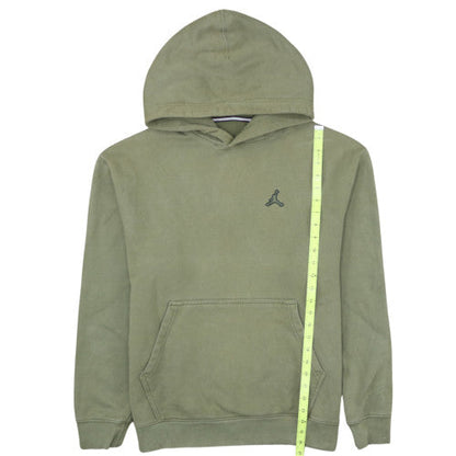 Jordan Mens Green Pullover Hoodie Size S Regular Fit Fleece